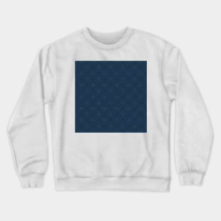 BLUE green geometric pattern Crewneck Sweatshirt
